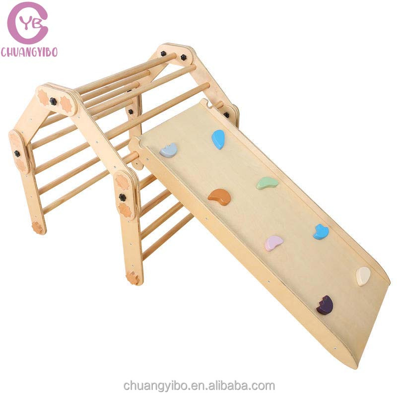 Kids Outdoor Jungle Gym - Детский деревянный игровой комплекс-лазалка для дома
