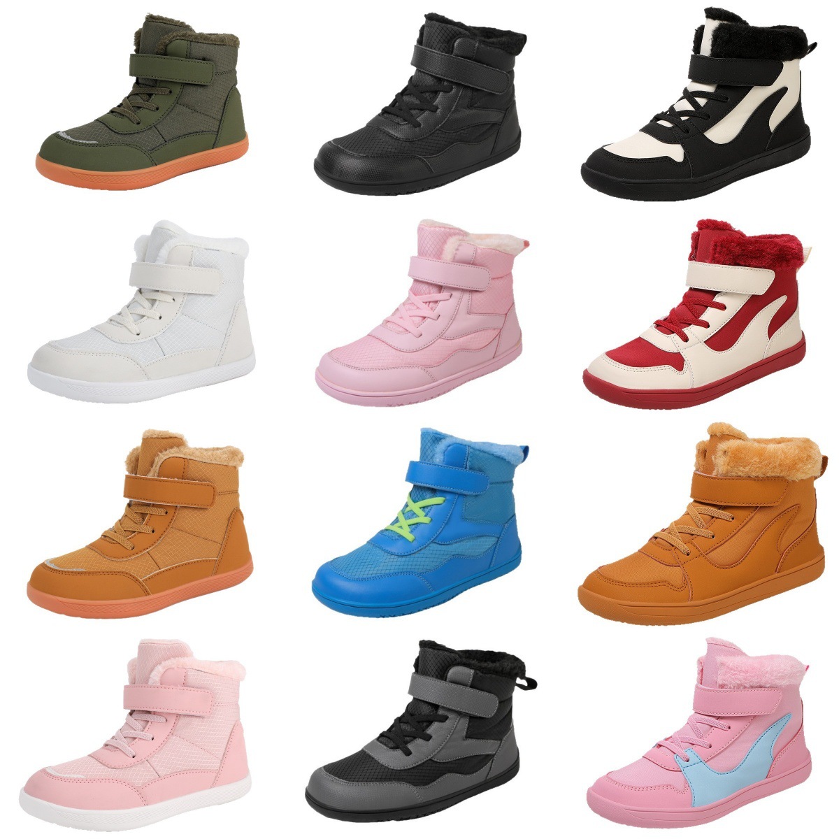 Kids Outdoor Boots - Зимние пушистые детские зимние босоножки с