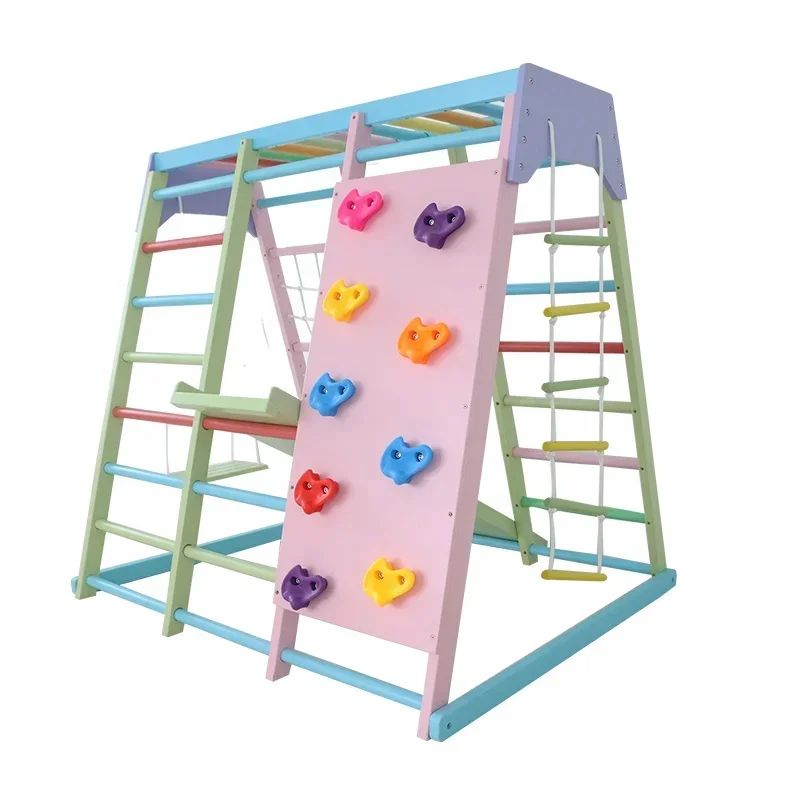 Kids Outdoor Jungle Gym - Детский деревянный игровой комплекс для дома