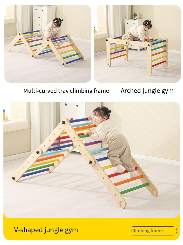 Детский деревянный треугольный – обзор и цена Kids Outdoor Jungle Gym