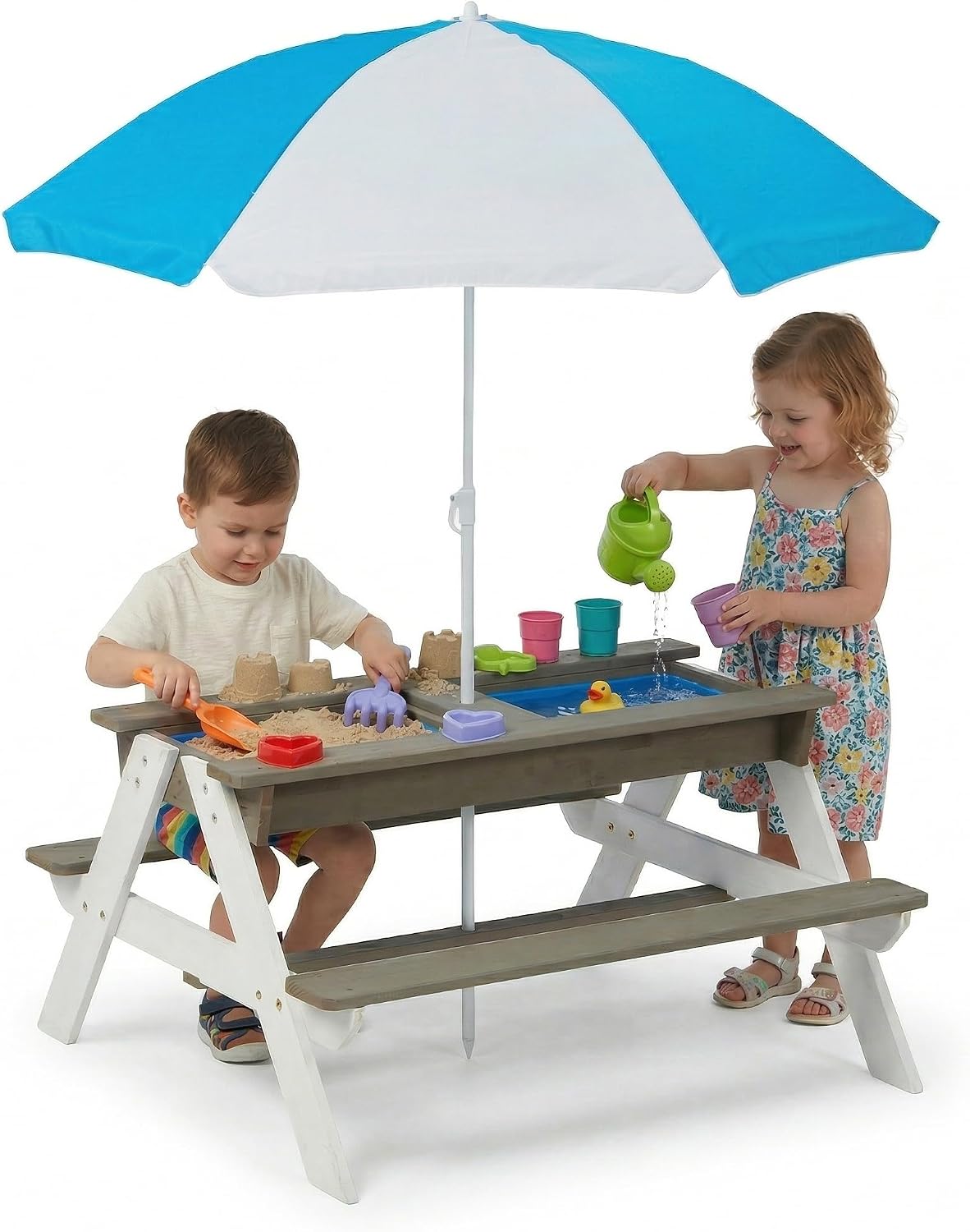 Детский стол для пикника, дере – обзор и цена Kids Outdoor Umbrella For Table