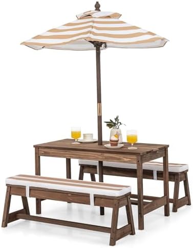 Детский стол для пикника, улич – обзор и цена Kids Outdoor Umbrella For Table