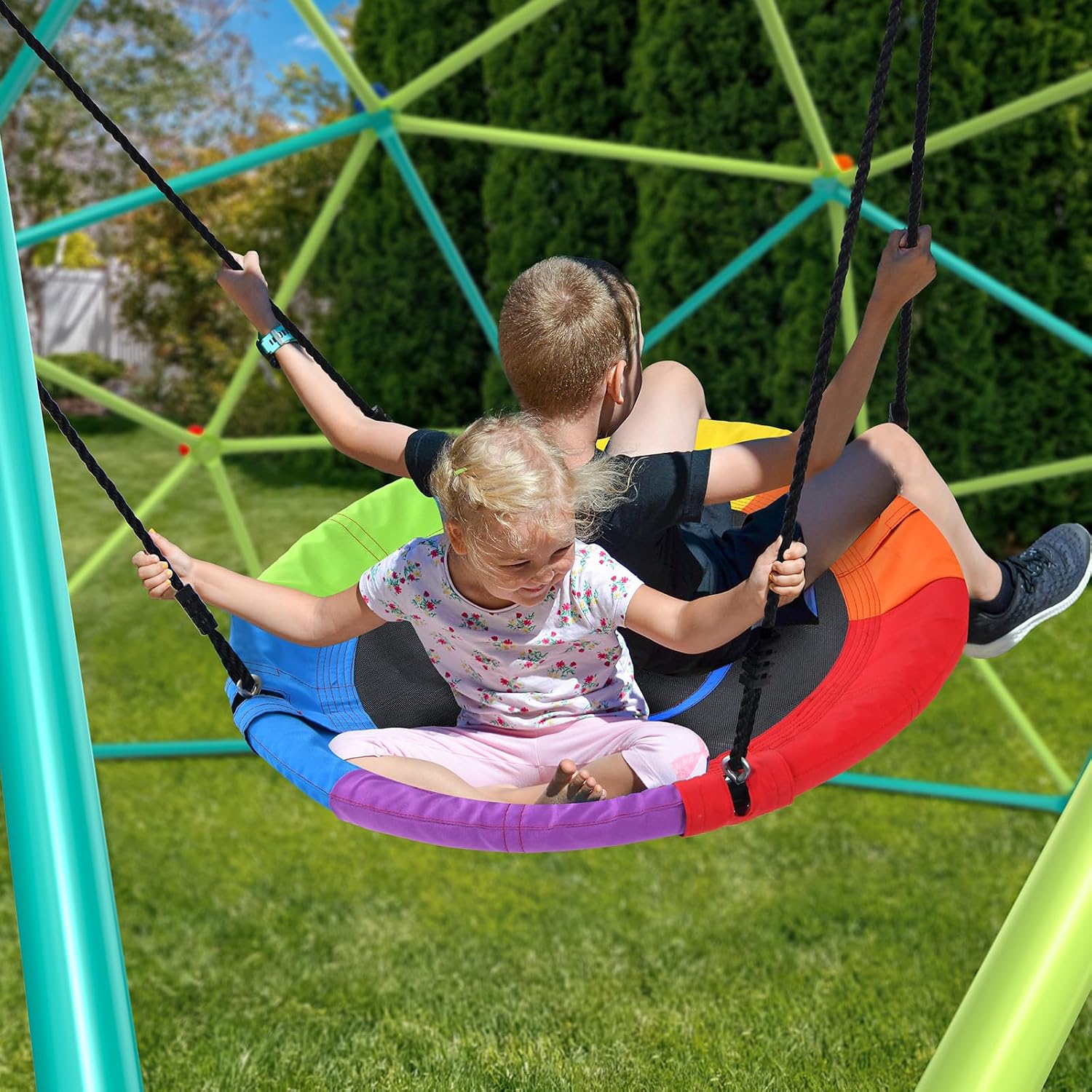 10-футовый игровой комплекс-до – обзор и цена Kids Outdoor Jungle Gym