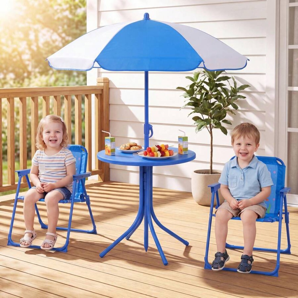 Детский стол для пикника с дву – обзор и цена Kids Outdoor Umbrella For Table